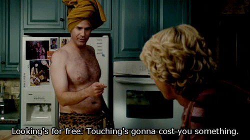 man pointing finger to woman