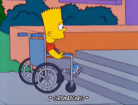 Bart Simpson en fauteuil