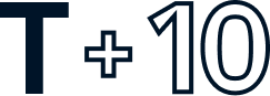 T+10 logo